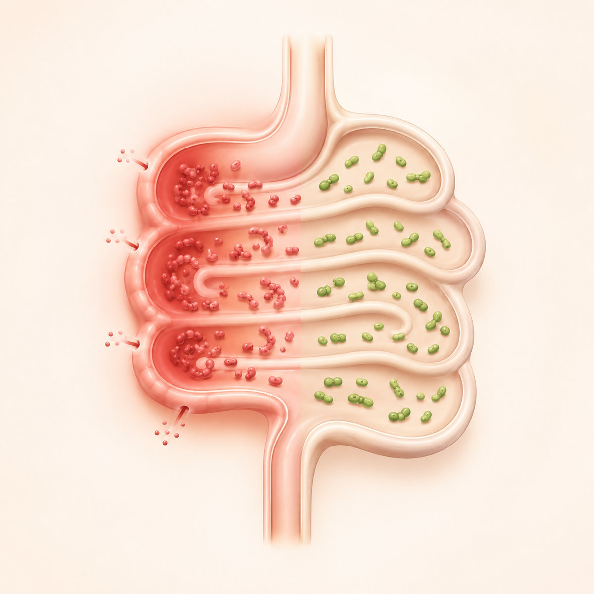 El desequilibrio bacteriano está en el origen